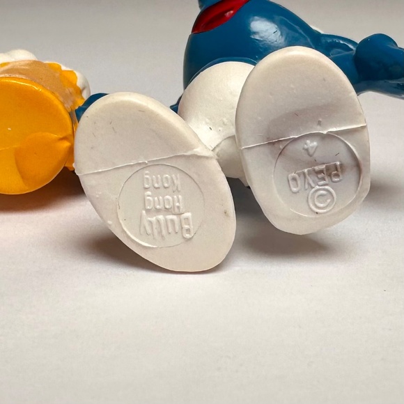 Vintage Party Smurf Be*r Mug Bully Hong Kong 1980s PVC Figure - Picture 8 of 8